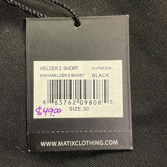 Matix Welder Shorts Size 30 - Picture 3 of 3